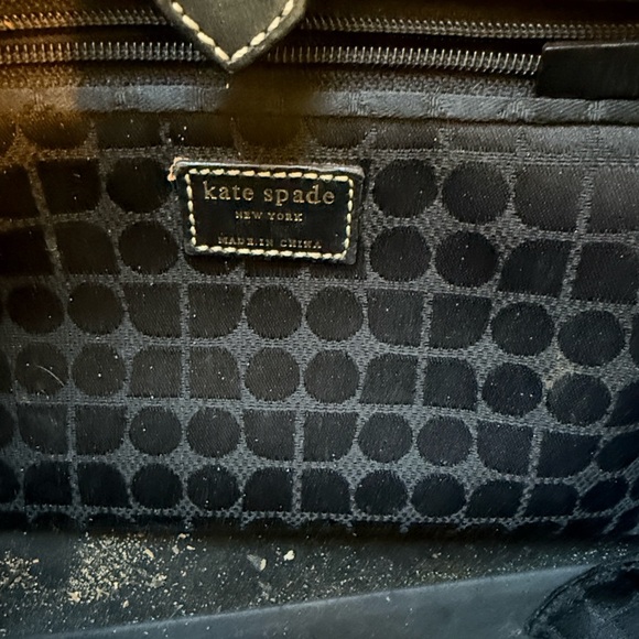 Kate Spade Dot Black Textured Tote Bag - Picture 2 of 9